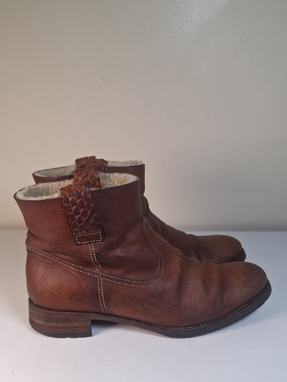N.D.C. made by hand Sherpa Lined Brice Ankle Boot Size EU 39 - Picture 4 of 13